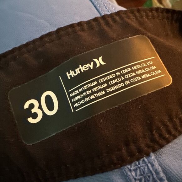 Hurley Swim Trunks Men's Size 30 Blue Board Shorts Swimming Bathing Suit - Picture 3 of 7